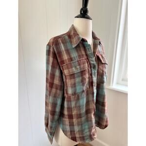 Marmot Fairfax Lightweight Boyfriend Women's Flannel Shirt Size XS